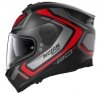 NOLAN Kask integralny N80-8 ALLY N-COM 39 antracytowy/czarny/czerwony/matowy